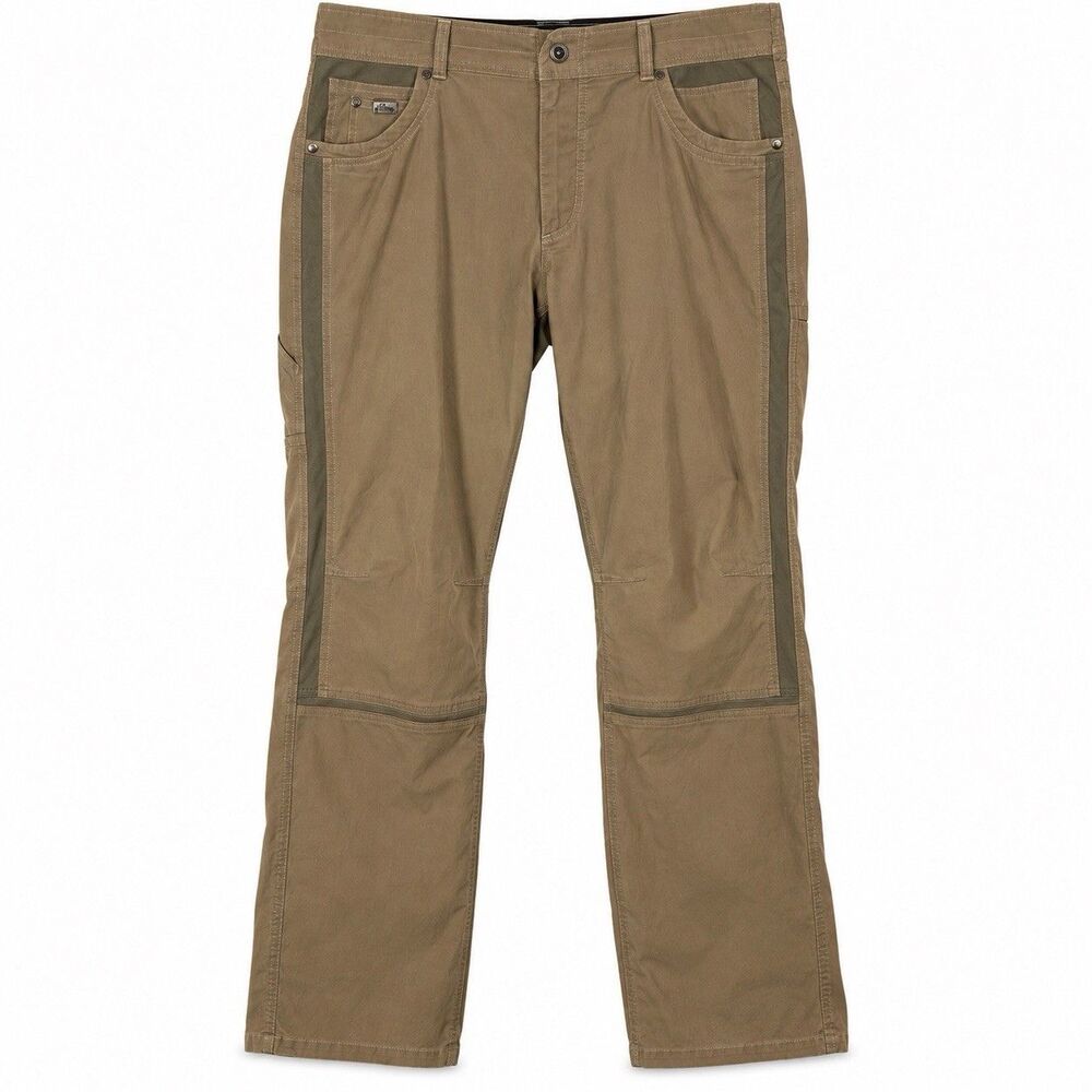 Kuhl Radikl Mens 36x32 Khaki Tan Hiking Pants Stretch Outdoor Work Gorpcore
